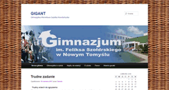 Desktop Screenshot of gigant.gim-nt.pl