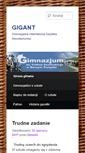 Mobile Screenshot of gigant.gim-nt.pl